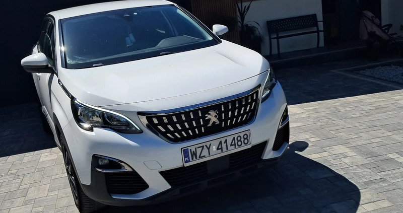 Peugeot 3008 cena 68900 przebieg: 164000, rok produkcji 2018 z Żyrardów małe 326